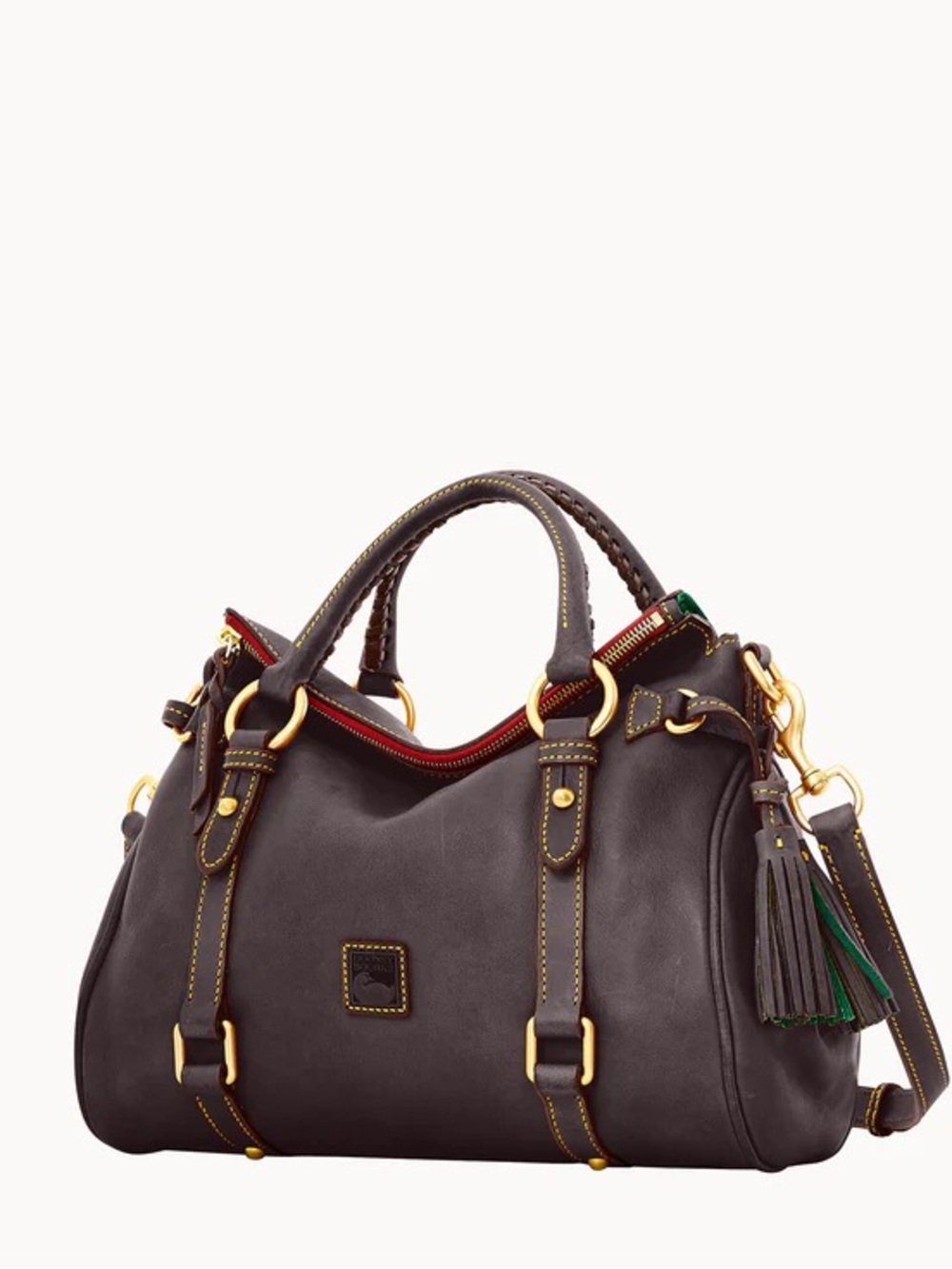 Dooney and Bourke Florentine satchel in Brown Tmoro - Picture 2 of 10